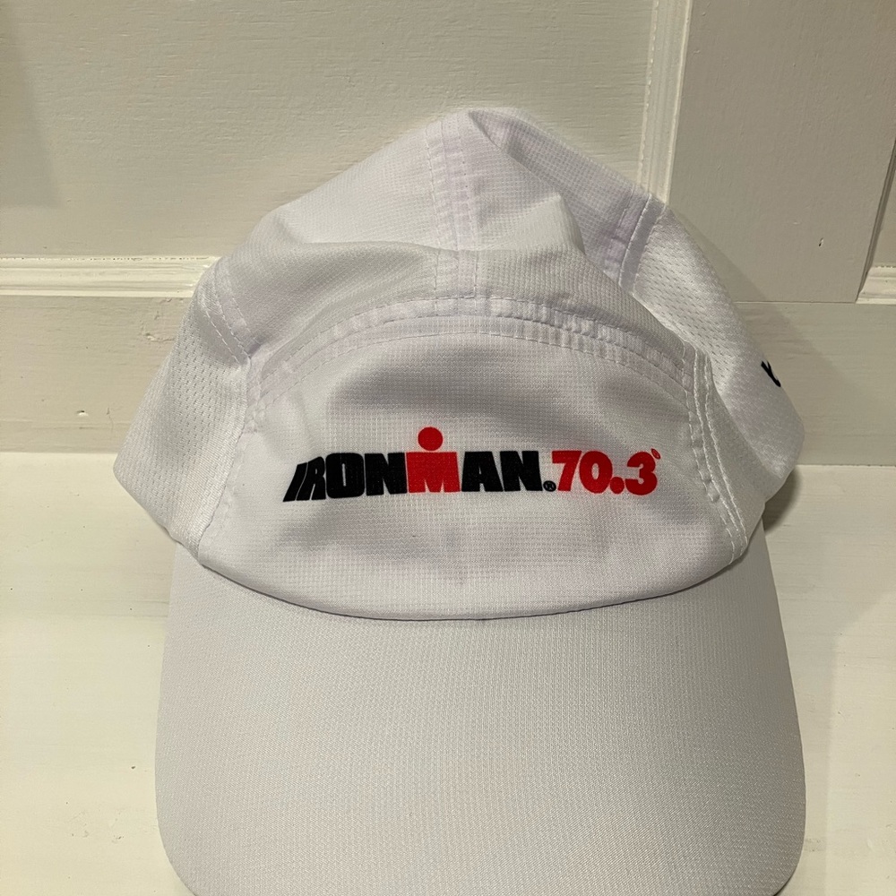 White Ironman 70.3 Cap